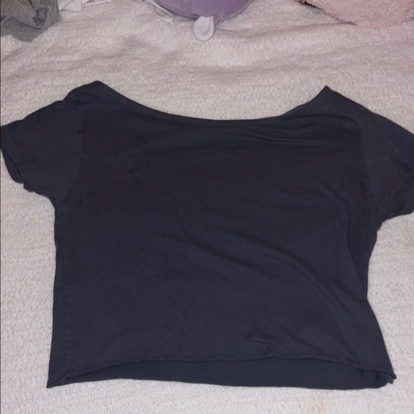 Hollister Tops - Women's Navy off the Shoulder Top